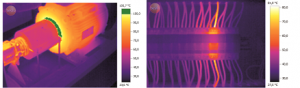 Figure 1: Thermal Images from Testo Thermal Imager